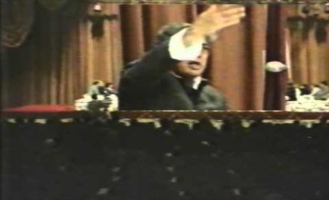 Kaifi Azmi at Mushaira Kaifi Azmi reciting his ghazal/nazm at All India Mushaira