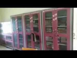 The newly furbished library of Kaifi Azmi Inter College for girls. Plan India donated 700 books and 4 Kindles.
