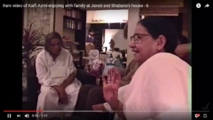 Rare videos of Kaifi Azmi enjoying with family at Javed and Shabana's house